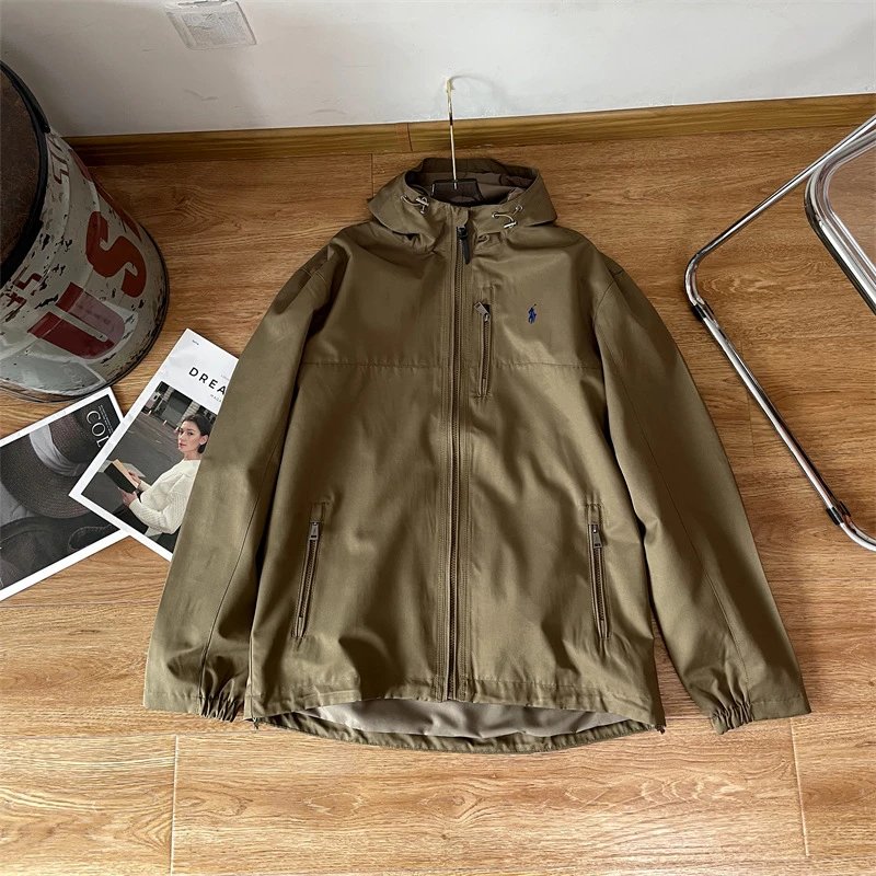 Ralph Lauren Embroidered Logo Hooded Shell Jacket photo 4