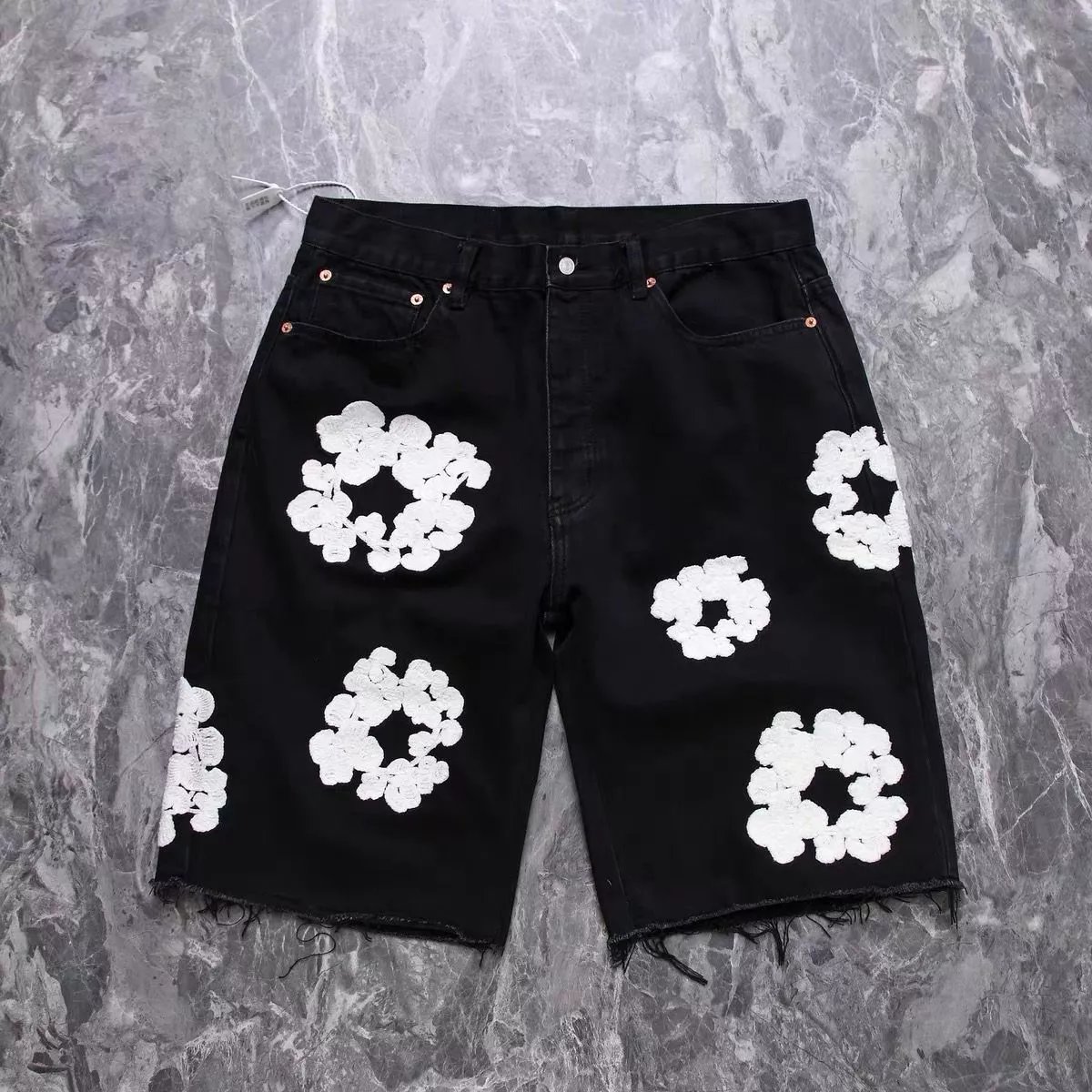 Washed Vintage Denim Shorts photo 4