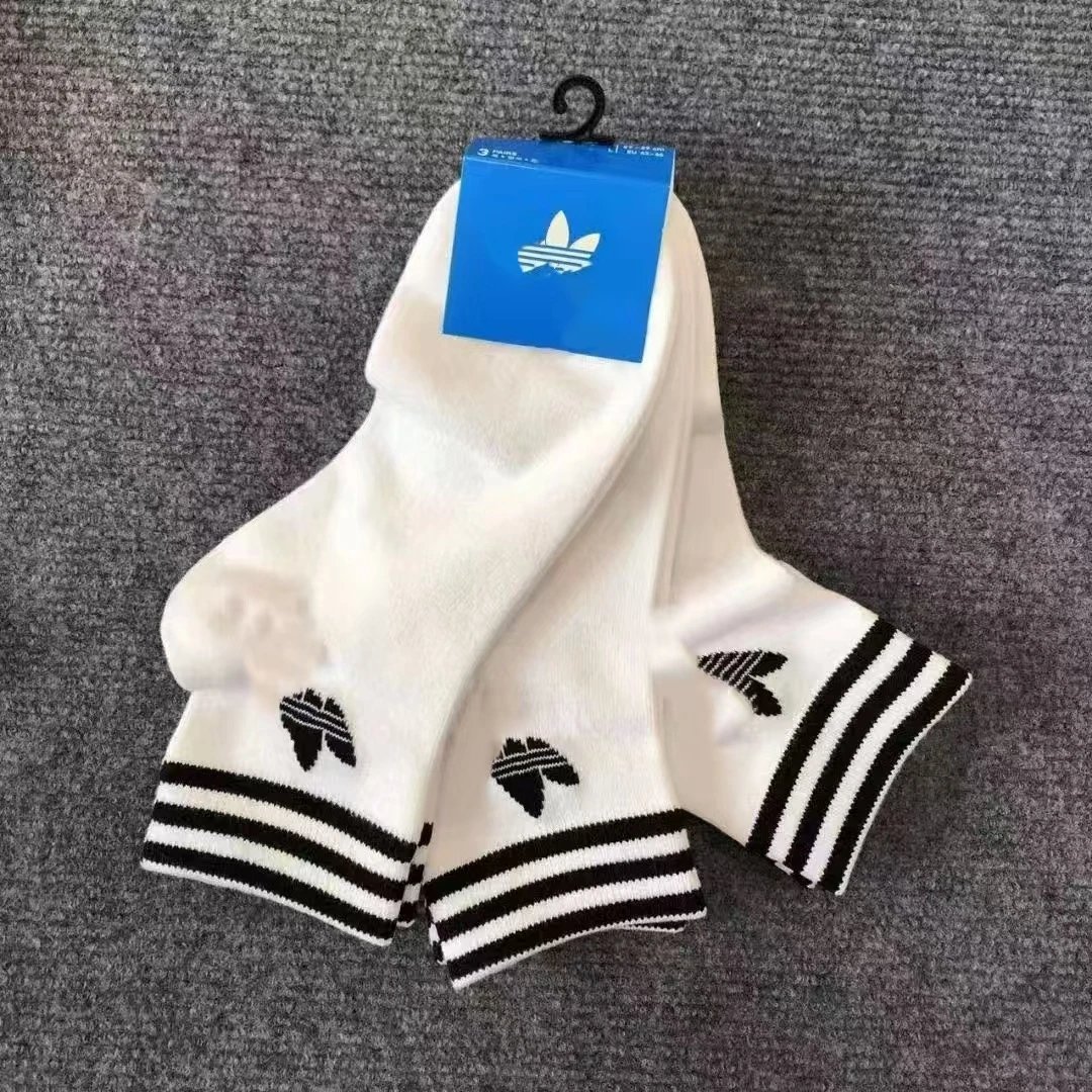 Adidas Three-Stripe Mid-Calf Running Socks photo 6