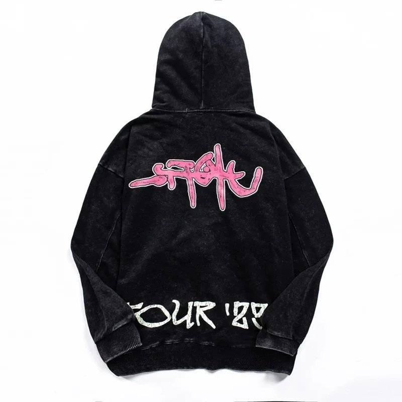 Travis Scott Utopia Tour Hoodie Vintage Washed photo 3