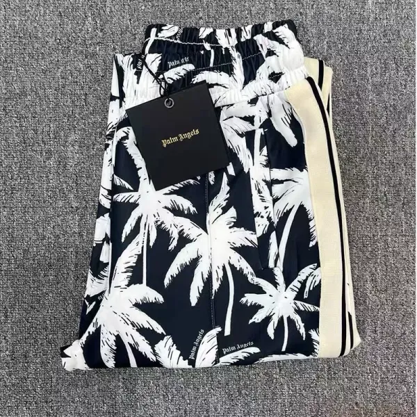 Palm Angels Track Pants Light Blue with White Side Stripe Pants - 47