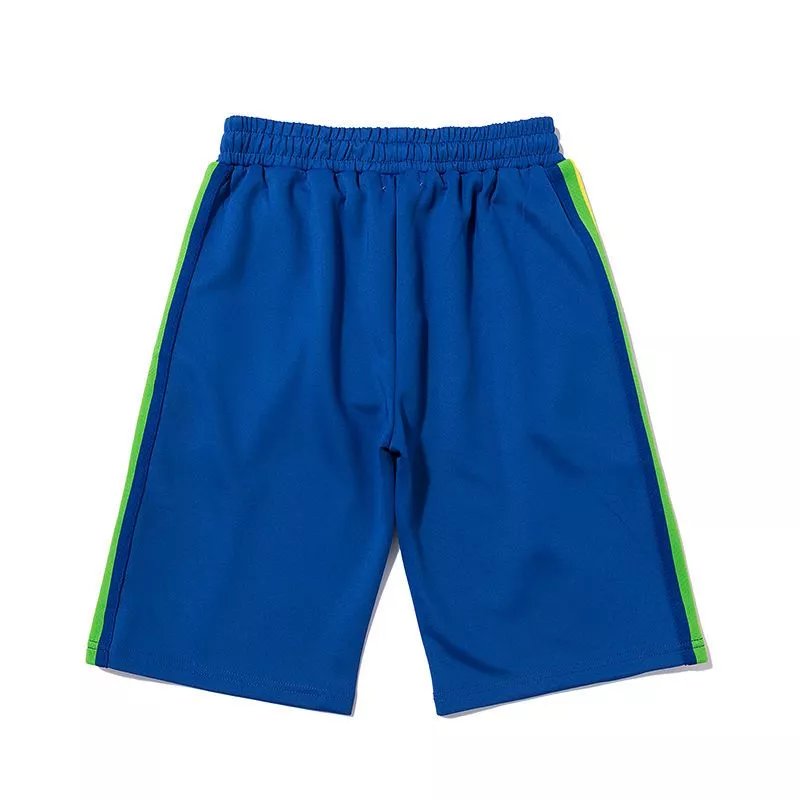 Palm Angels Rainbow Stripe Track Shorts Blue - 15