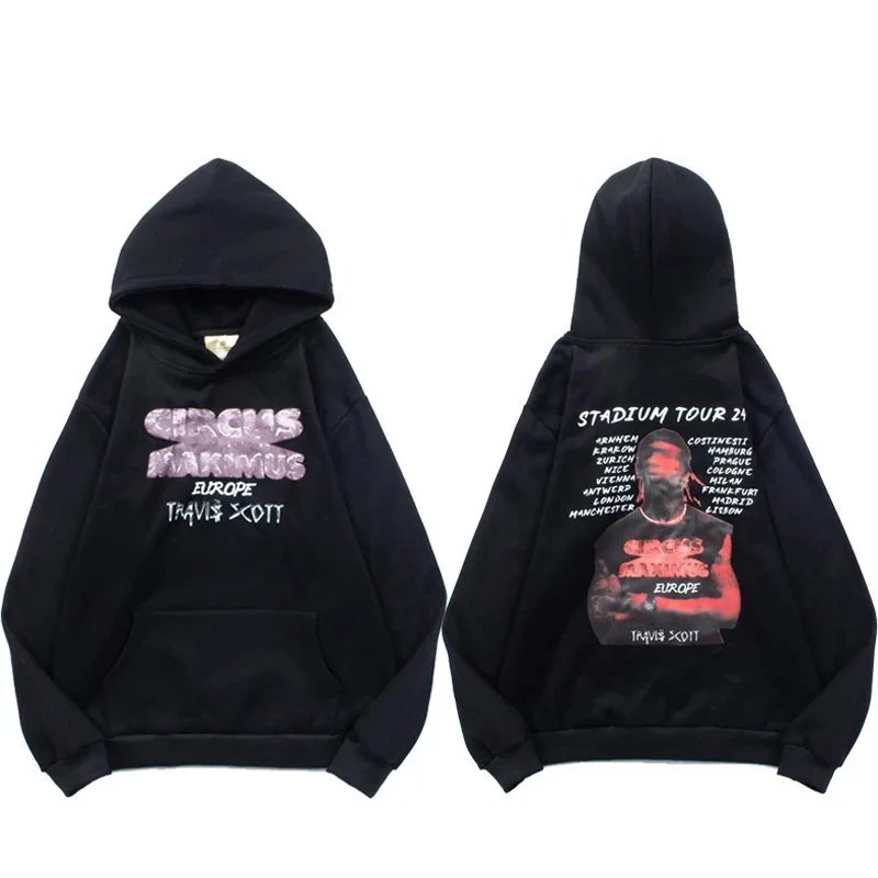 Travis Scott VTG Figure Print Hoodie