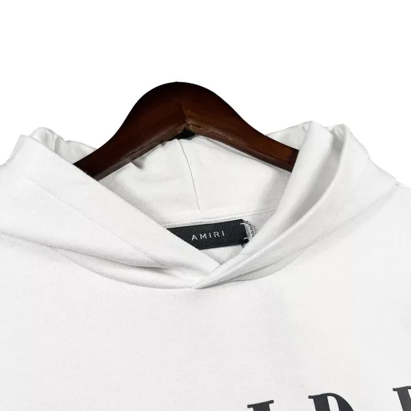 Amiri Logo Hoodie Navy Blue - 15