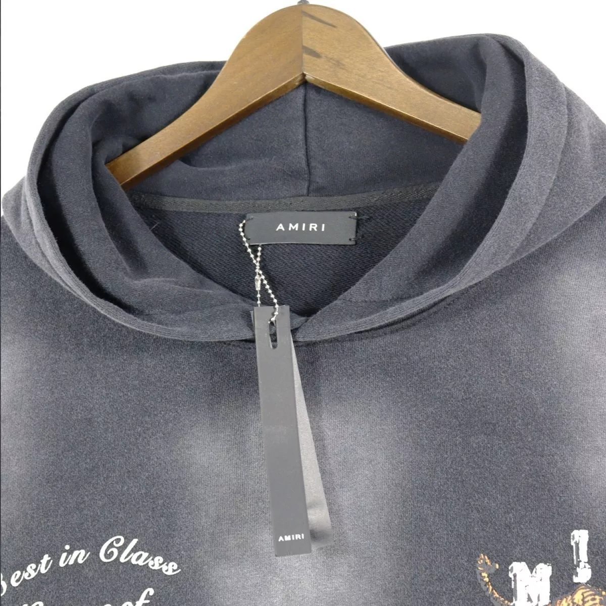 AMIRI Vintage Tiger Distressed Hoodie photo 6