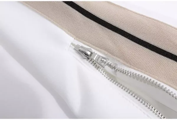 Palm Angels Track Jacket White Beige Stripe Outerwear - 42