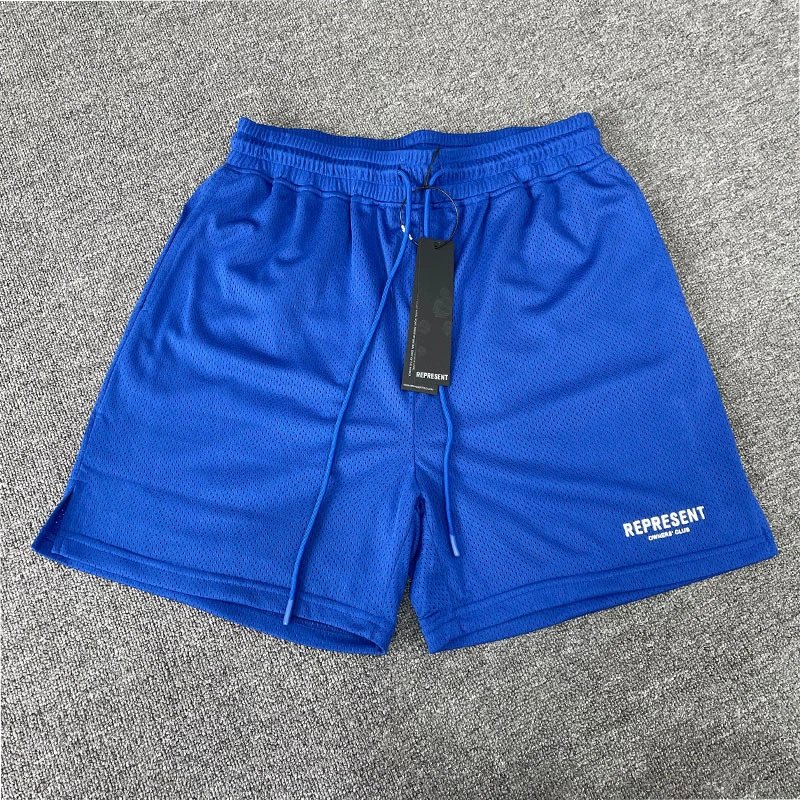 Re Logo Print Mesh American Street Shorts photo 5