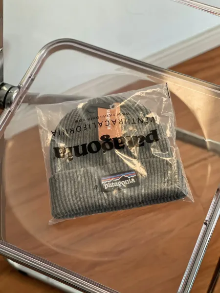 Patagonia Fisherman Beanie Beige Hat - 14