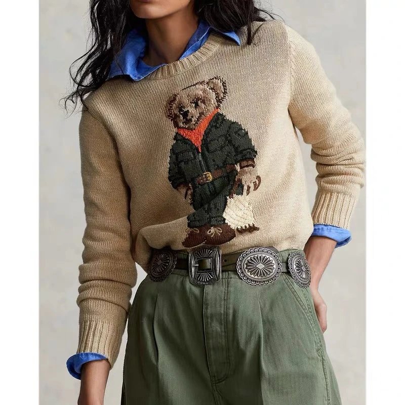 Classic Embroidered Vintage Knit Sweater photo 3