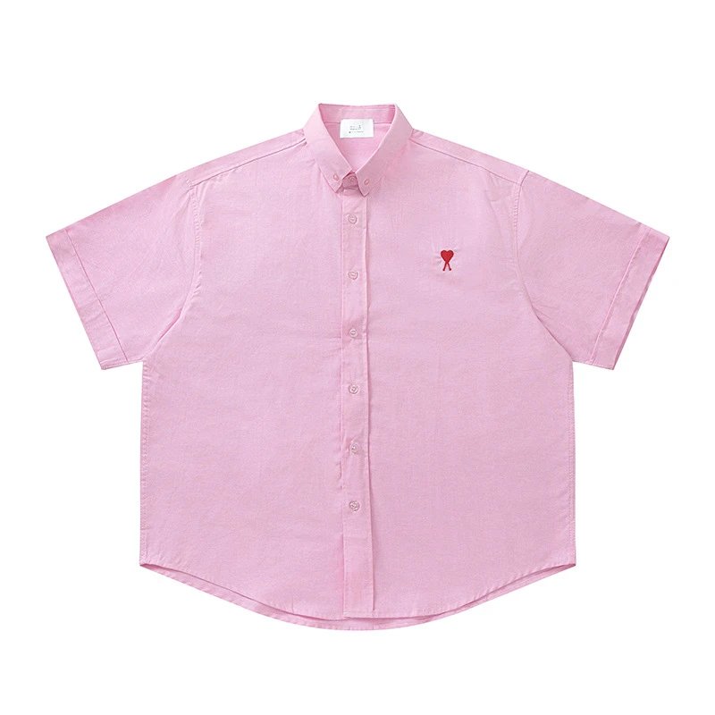 Heart Embroidery Cotton Check Shirt photo 6