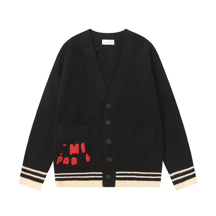 Love embroidered knitted sweater casual loose and versatile couple style(pic30) Love embroidered knitted sweater casual loose and versatile couple style