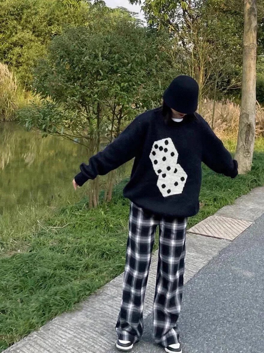 Stussy Dice Wool Crew Neck Sweater photo 2