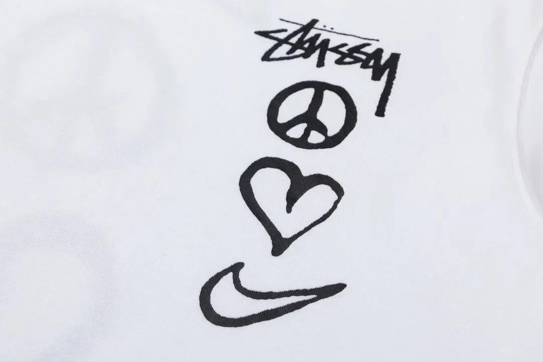 Stussy x Nike Hand-Drawn Print T-Shirt photo 7