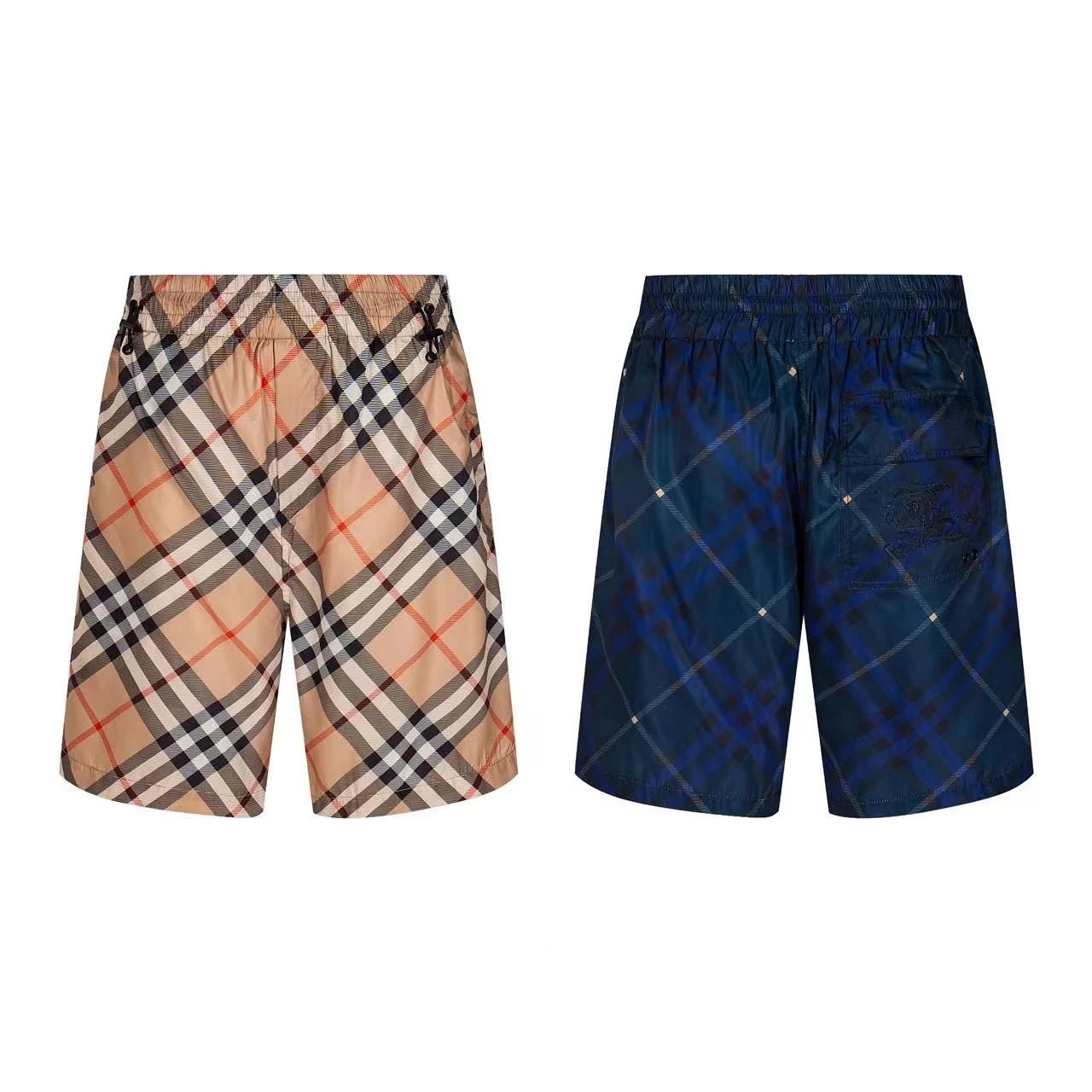 Plaid Casual Shorts