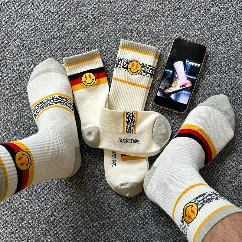 Smiley Embroidered Mid-Calf Socks photo 7