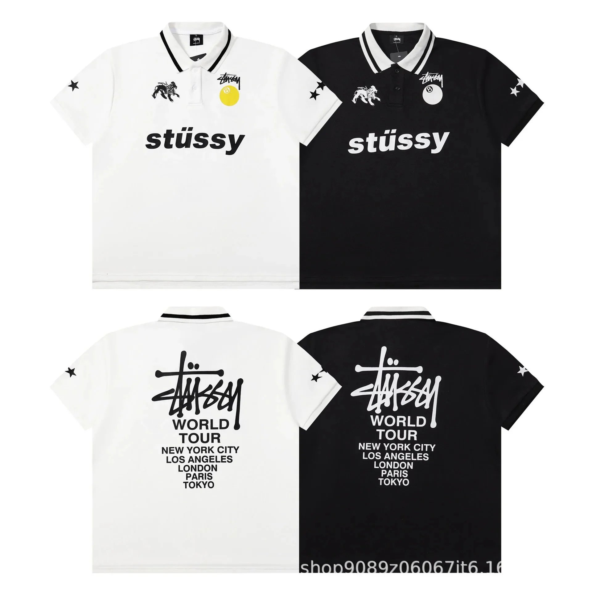 Letter Print Summer Casual Short Sleeve