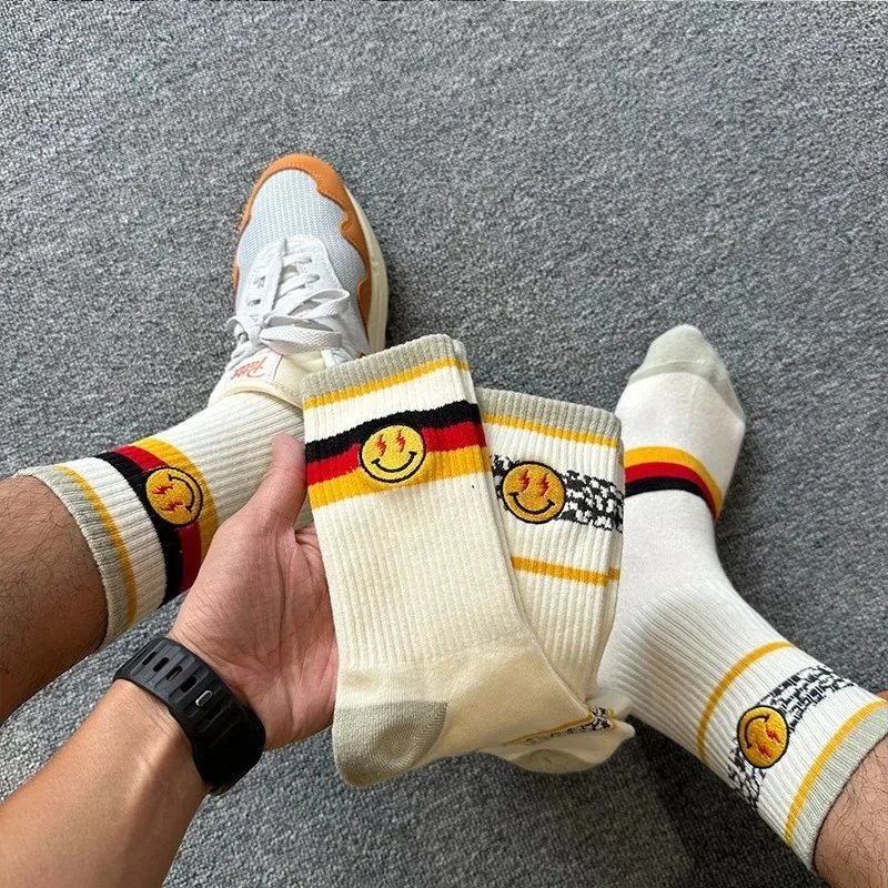 Smiley Embroidered Mid-Calf Socks photo 8
