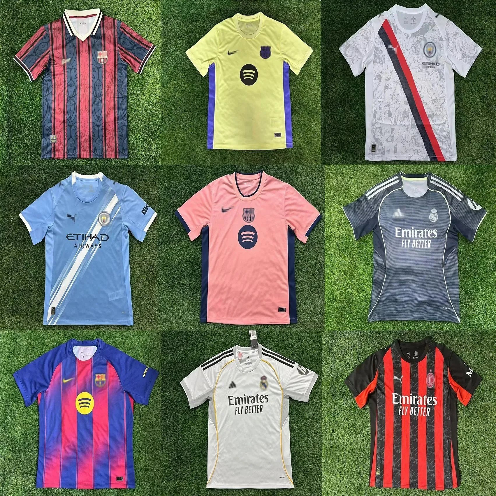 Soccer Jersey Barcelona Real Madrid Juventus