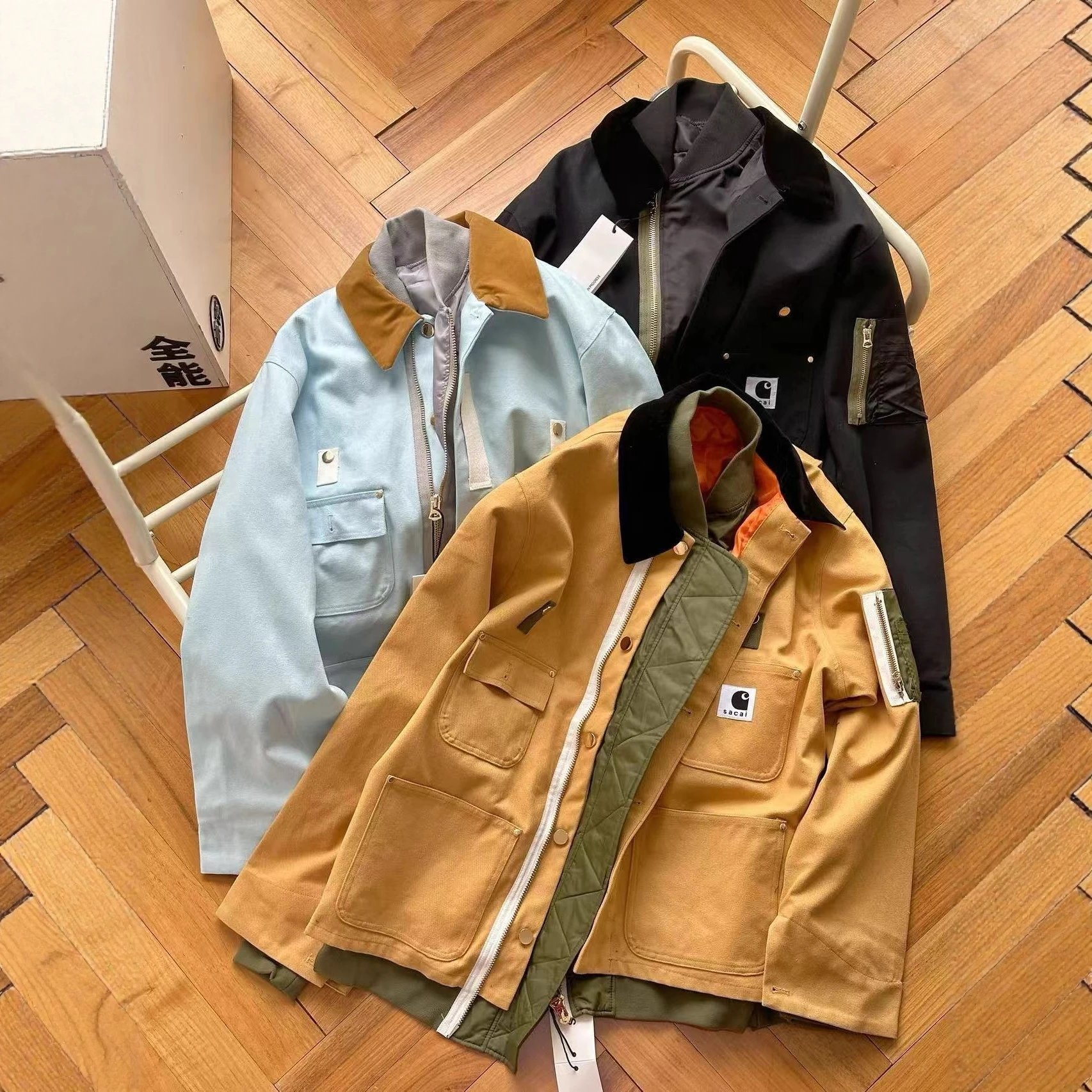 Canvas Utility Collar Jacket