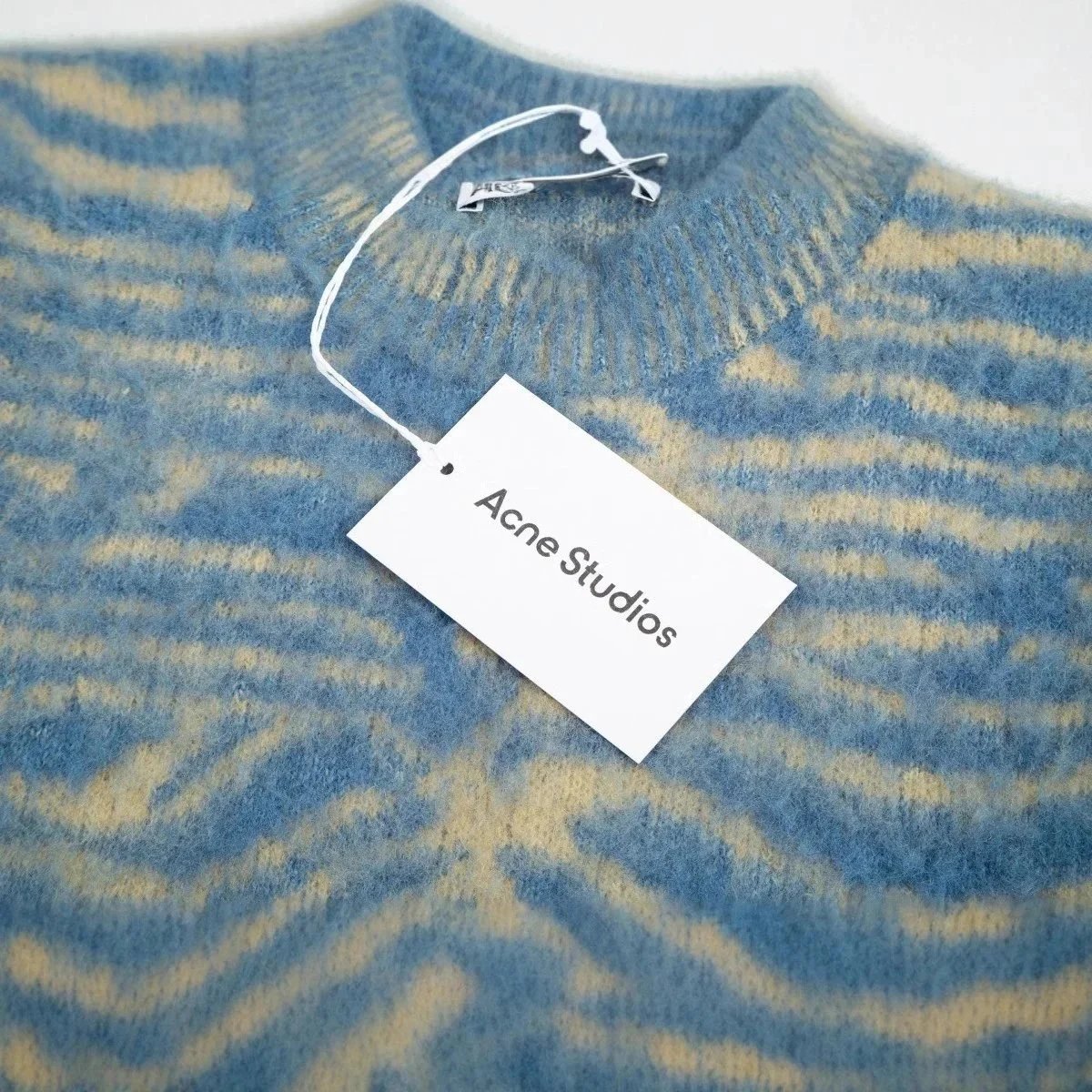 Acne Studios Knitwear Crewneck patterned knit sweater image 2