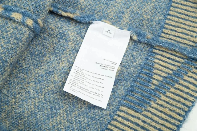 Acne Studios Knitwear Crewneck patterned knit sweater product detail image 8