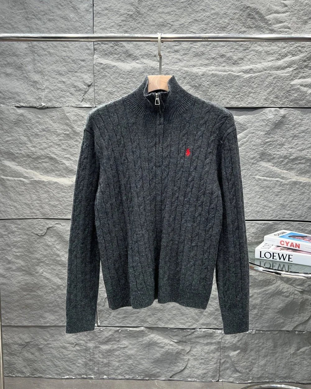 Classic Logo Embroidered Knit Sweater photo 4