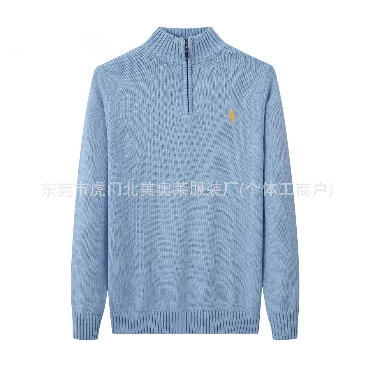 Polo Turtleneck Embroidered Knit Sweater photo 6
