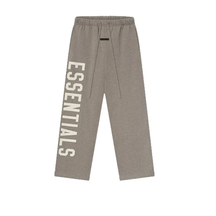 Straight velvet trousers and casual pants with large logo on the side, same style for men and women(pic8) Straight velvet trousers and casual pants with large logo on the side, same style for men and women