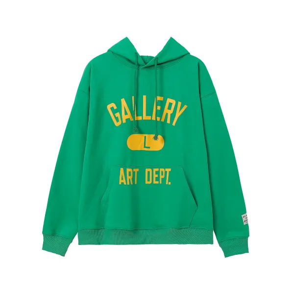 Gallery Dept. Art Dept. Green Hoodie - 1