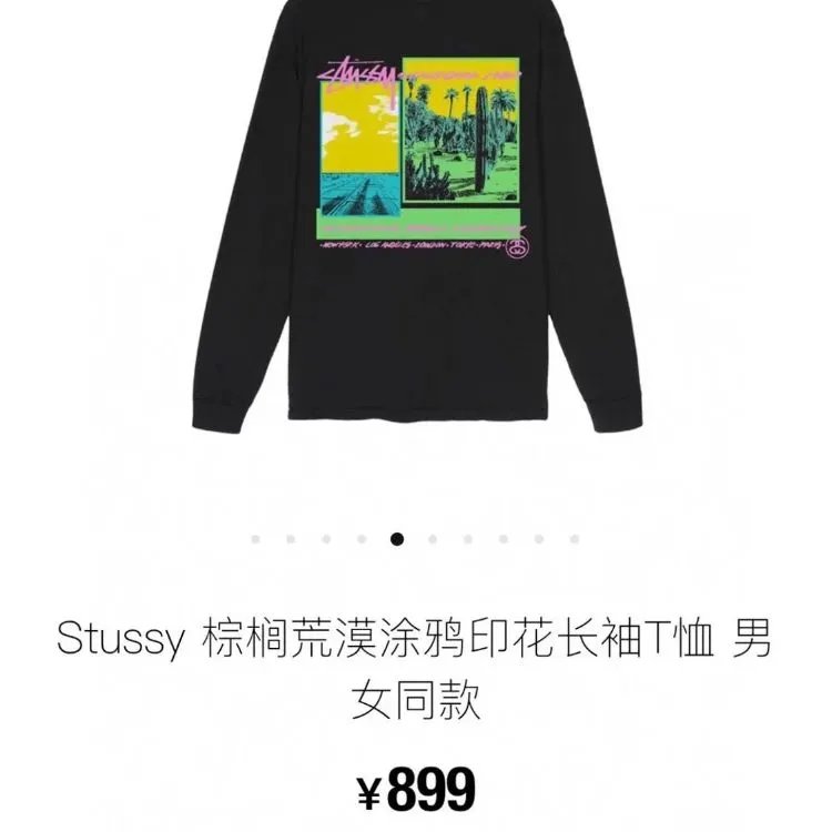 Stussy Palm Desert Long Sleeve T-Shirt photo 3