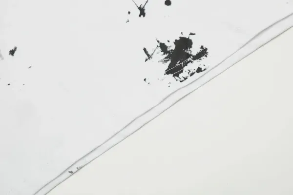 Gallery Dept. Paint Splatter Oversized T-Shirt White - 11