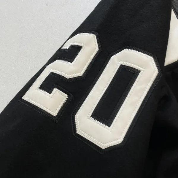 Stüssy 80 Varsity Jacket Black - 17