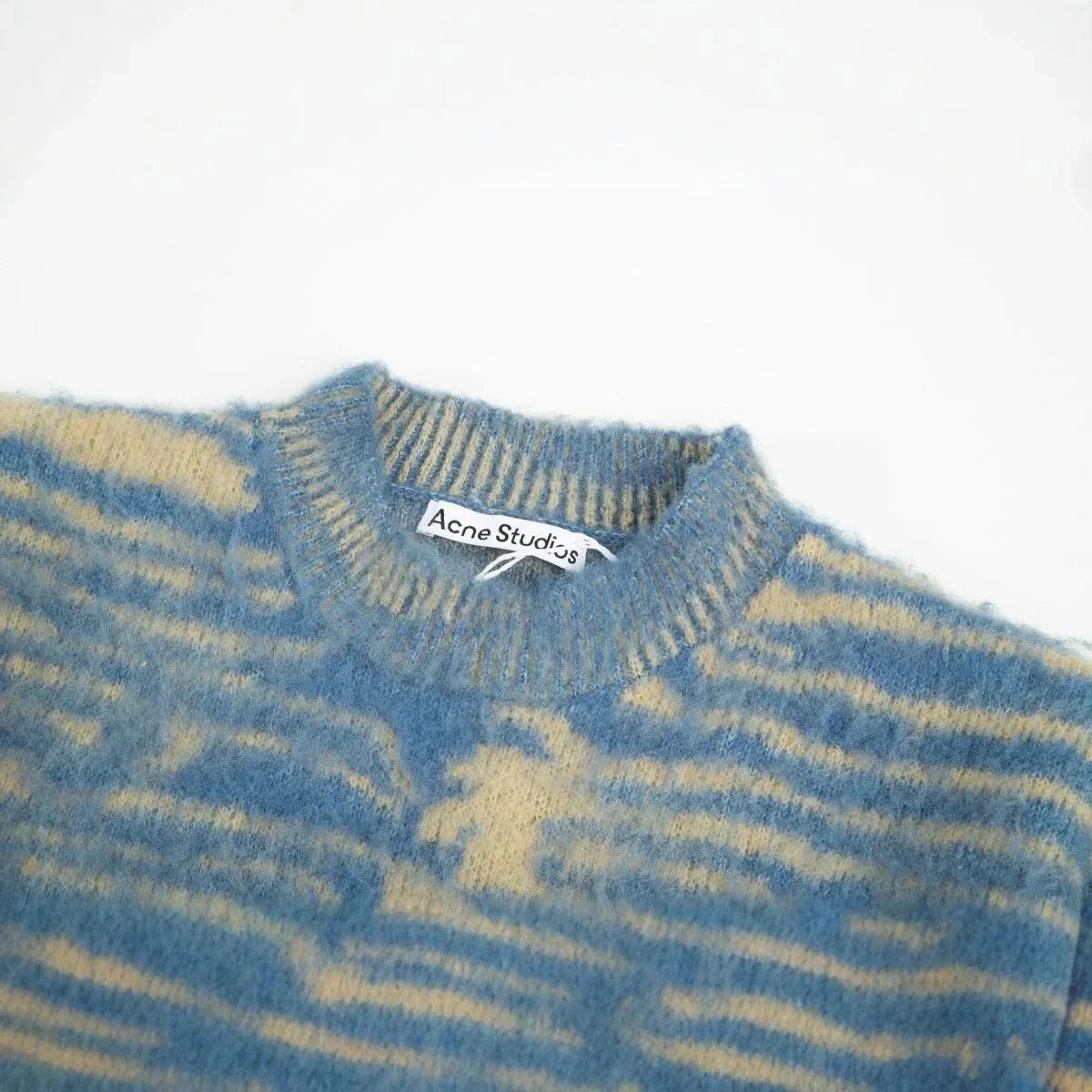 Acne Studios Knitwear Crewneck patterned knit sweater image 3