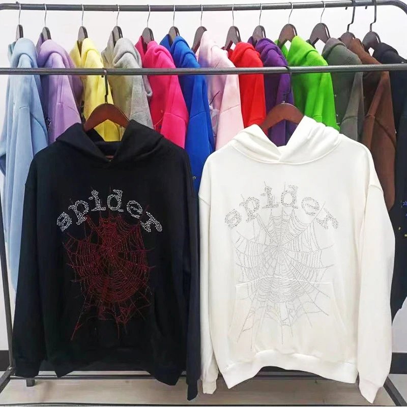 Spider! Hares The Alive Embellished Spiderweb Hoodie Purple - 23