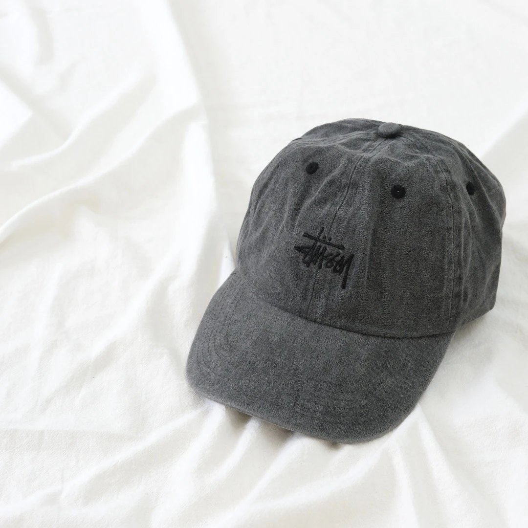 Stussy Washed Distressed Embroidered Baseball Cap Couple Set photo 2