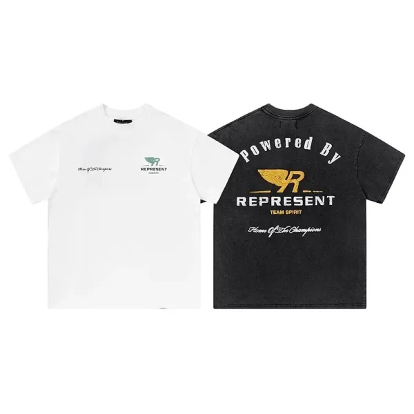 Represent Powered By T-Shirt White - 5