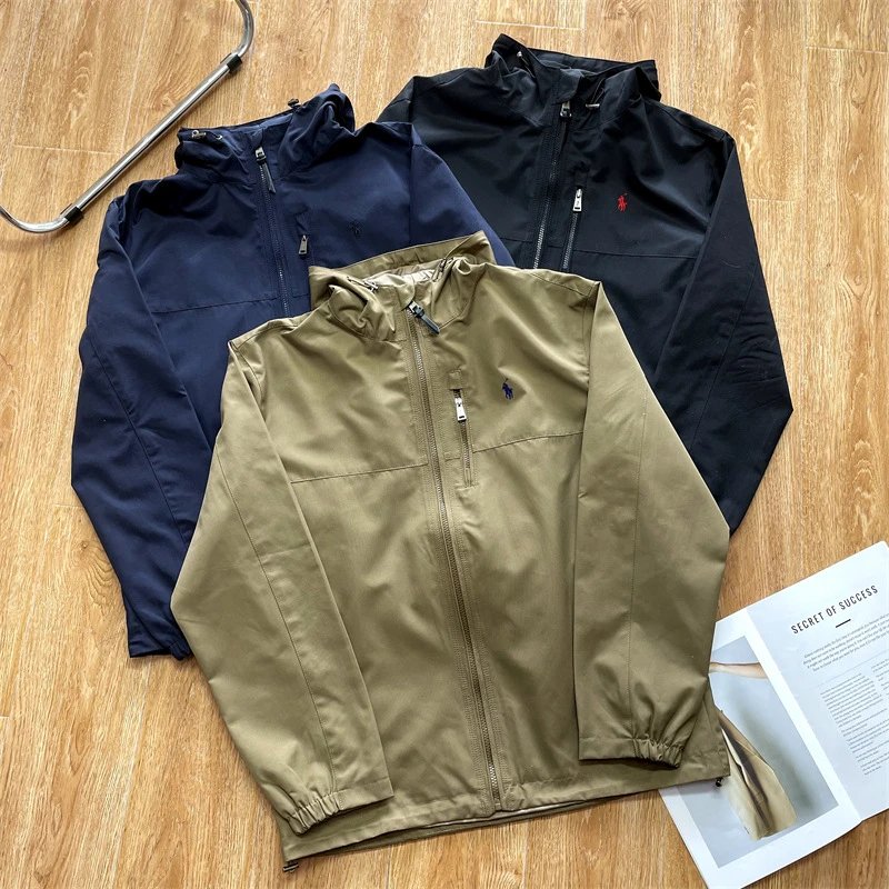 Ralph Lauren Embroidered Logo Hooded Shell Jacket photo 7