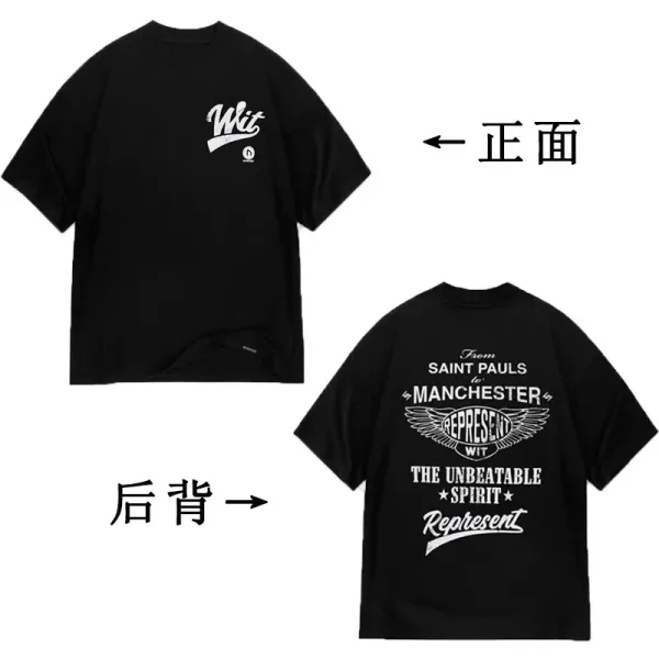 Represent Wit T-Shirt Black - 1