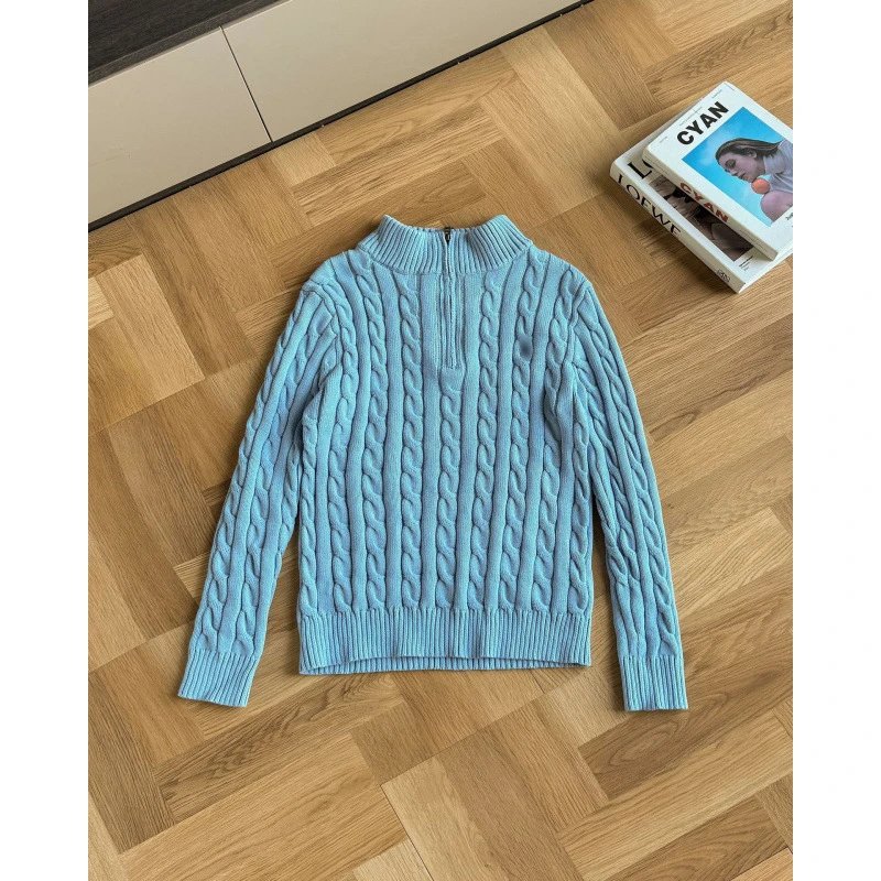 Half-Zip Twisted Knit Sweater photo 7