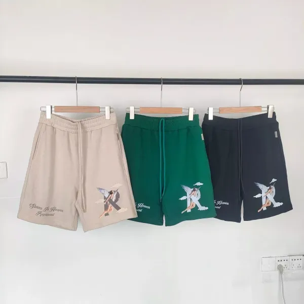 Represent Storms In Heaven Angel Print Shorts Green - 7