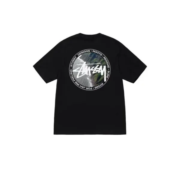 Stussy Surf Circle Graphic T-Shirt White - 8