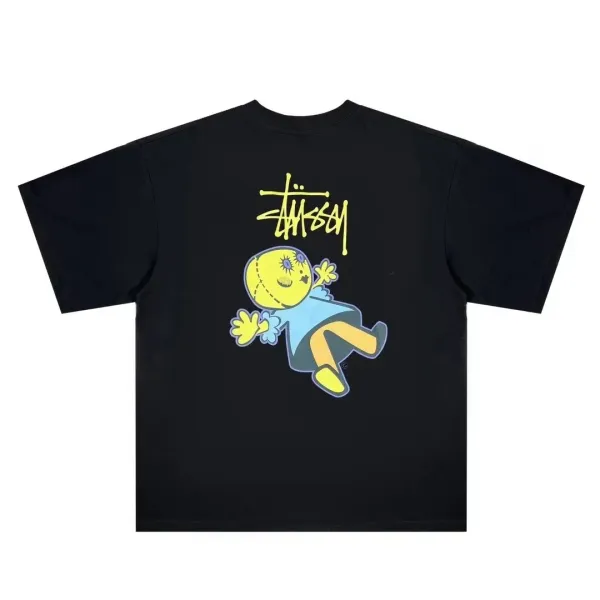 Stussy x Cartoon Character Pocket Tee White T-Shirt - 6