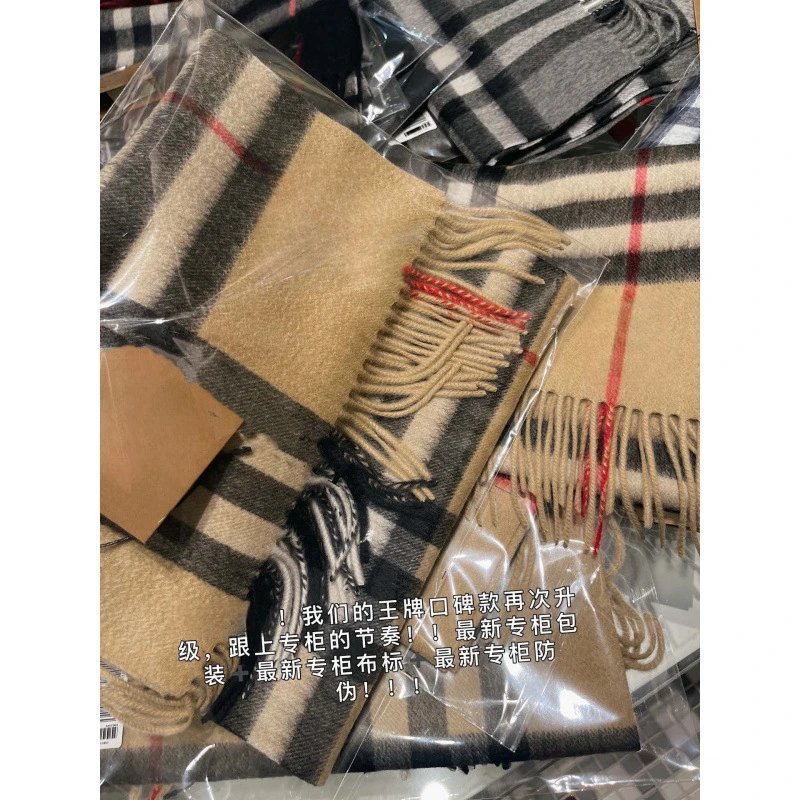 British-Style Plaid Cashmere Scarf photo 2