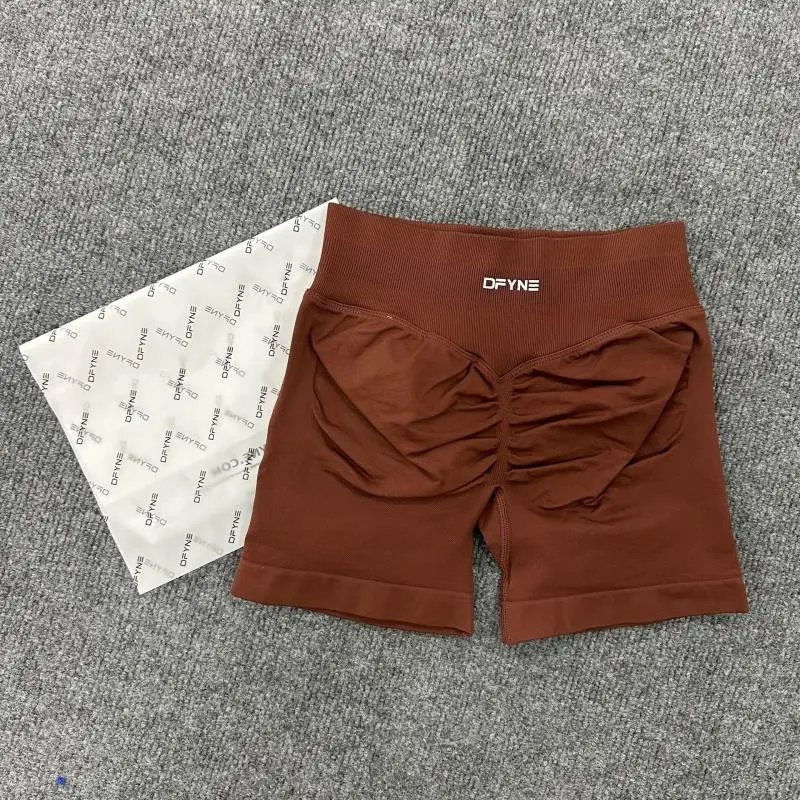 Seamless Fitness Running Yoga Shorts photo 5