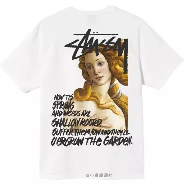Stussy Stüssy Venus Print Blue T-Shirt T-Shirts - 8
