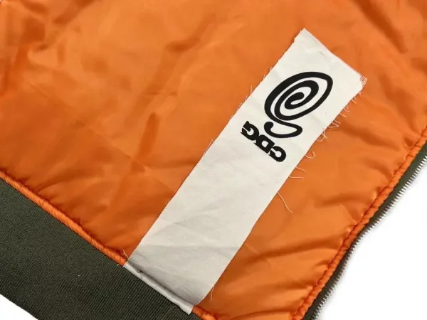 Stussy x CDG MA-1 Bomber Jacket Army Green Outerwear - 2