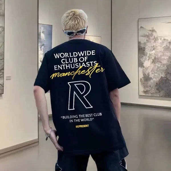 Represent Worldwide Club of Enthusiasts Manchester Black T-Shirt - 6