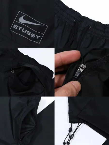Stussy x Nike Convertible Windbreaker Pants Black - 10