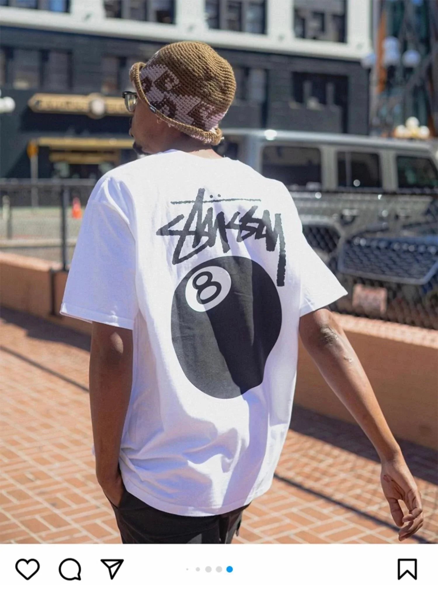 Stussy Black Logo T-Shirt photo 4