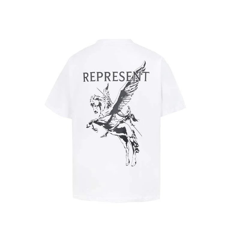 Knight Pegasus Print Vintage Washed T-Shirt photo 3